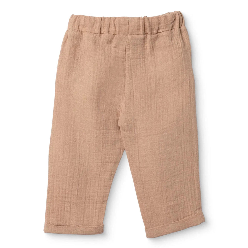 HelloBaby Turn-Up Muslin Baby Trousers (6-9 Months to 4-5 Years)