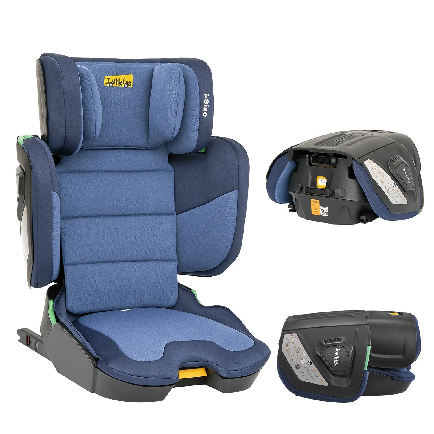 Jovikids Rober Foldable High Back Booster - Blue