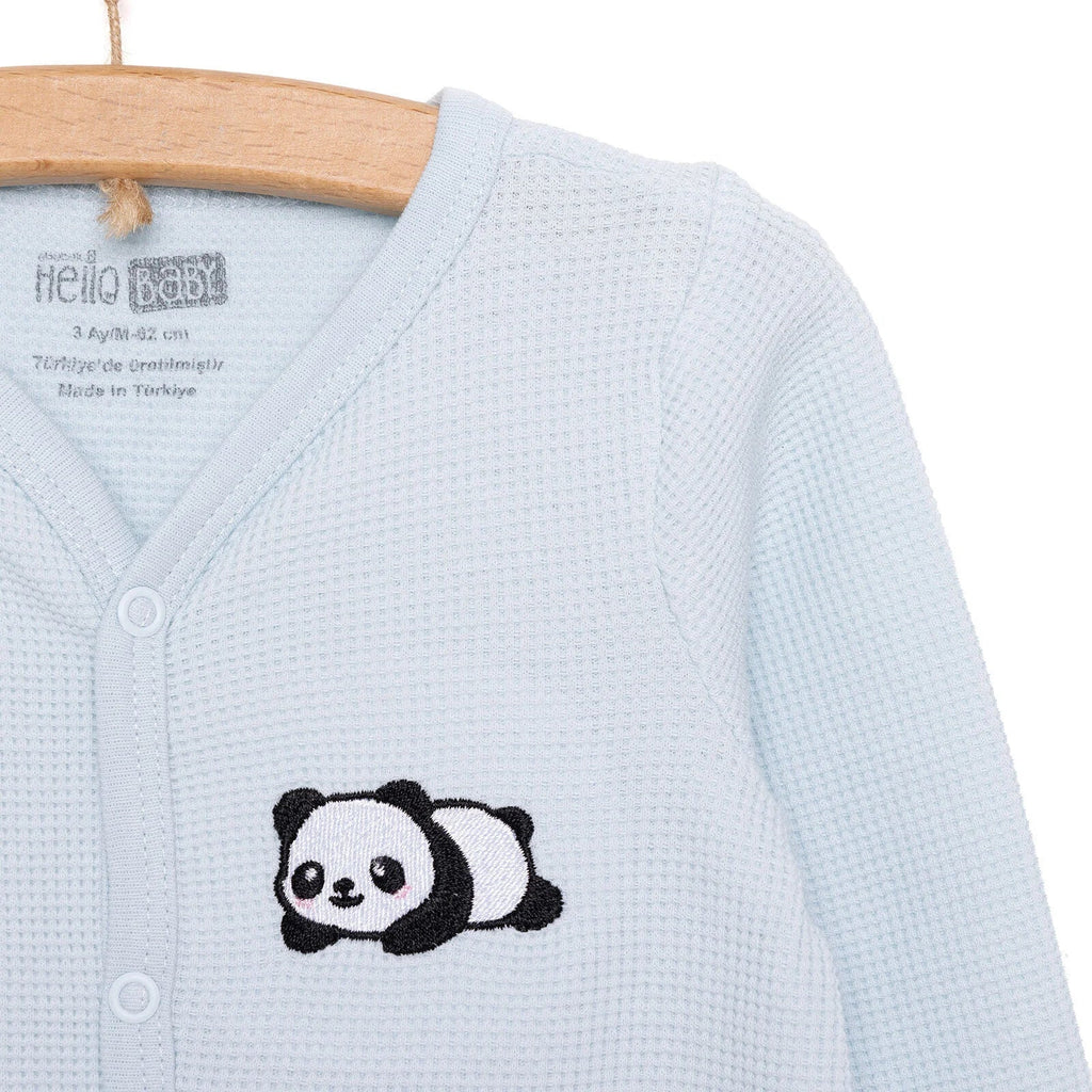 HelloBaby Newborn Baby Boy Jumpsuit - Light Blue