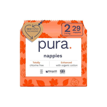 Pura Eco Nappy Size 2 - 29 nappies