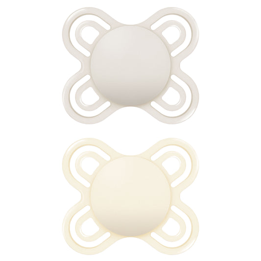 MAM Perfect Soother (0-2 Months) - Plain Unisex (Pack of 2)