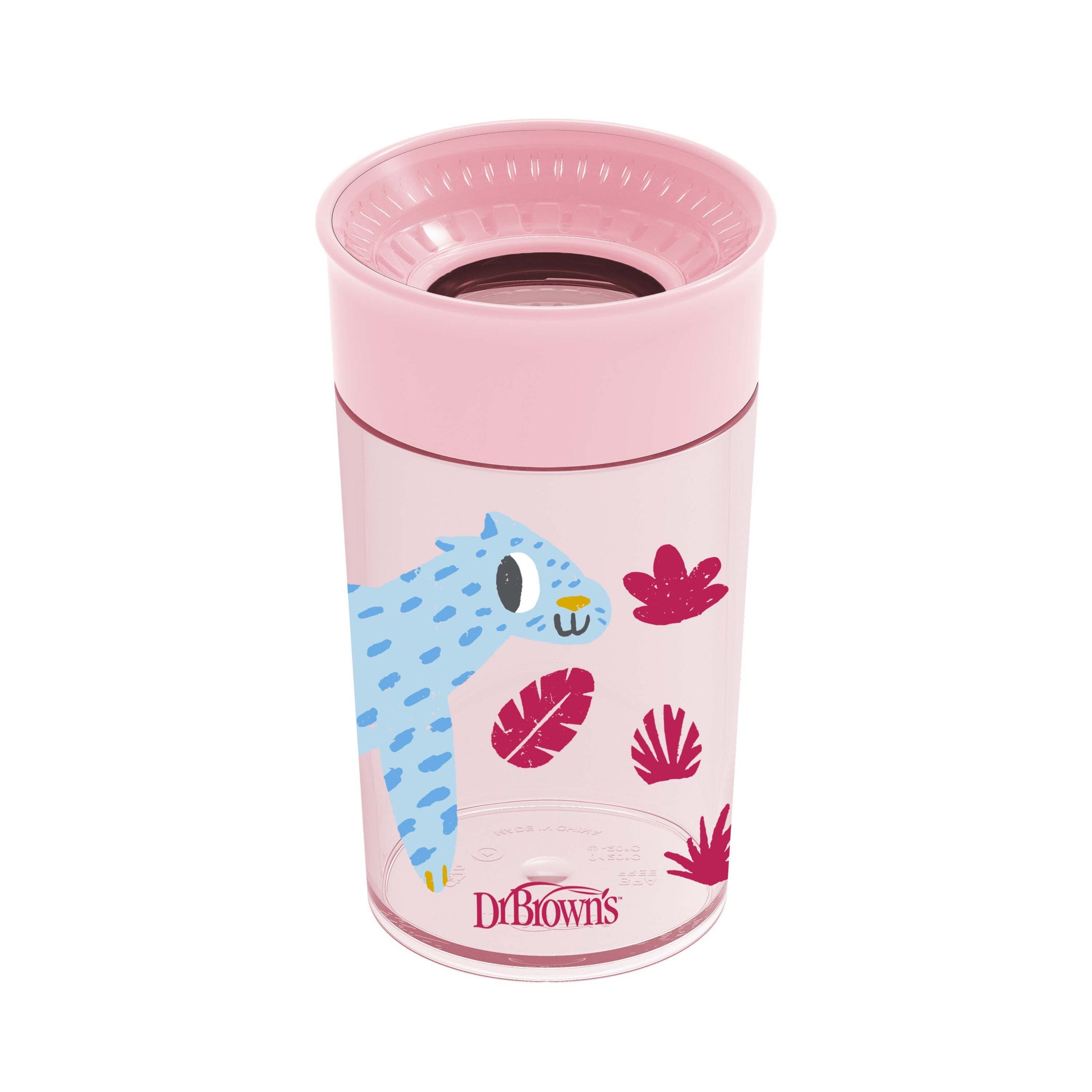 Dr Brown Milestones Cheers 360 Cup 300mls (Pink)