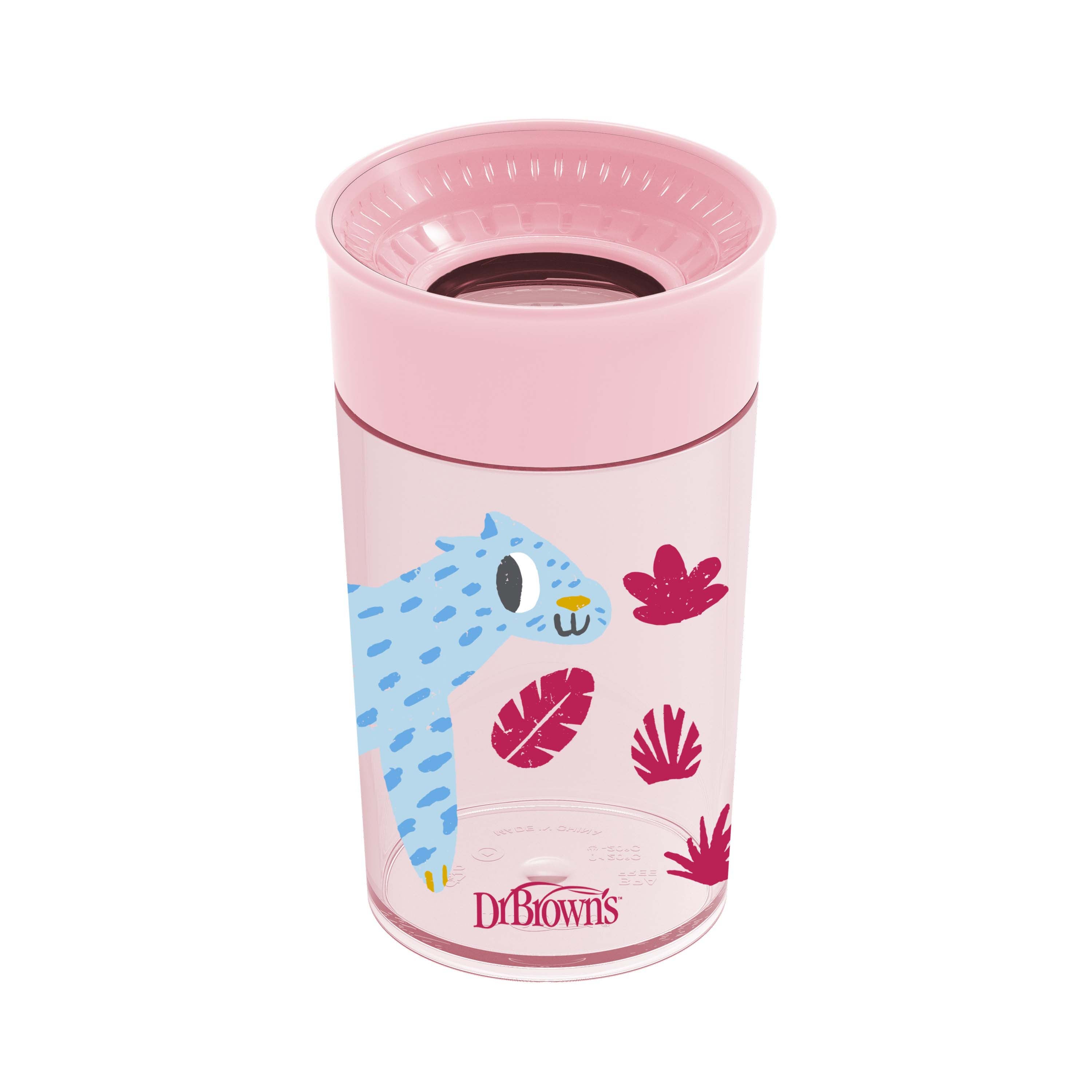 Dr Brown Milestones Cheers 360 Cup 300mls (Pink)