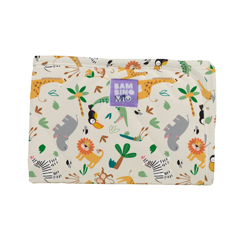 On-The-Move Baby Changing Mat in Safari Squad