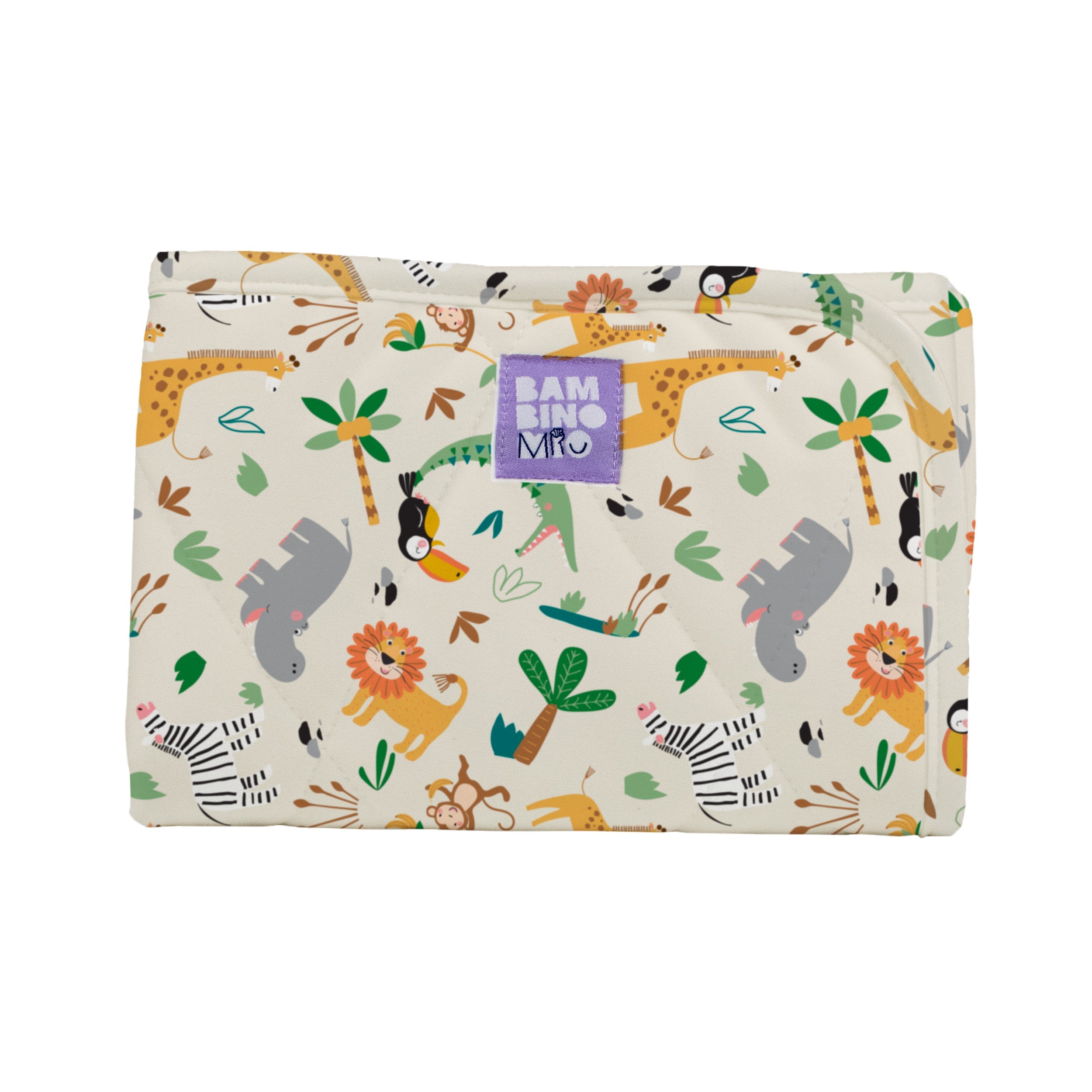 On-The-Move Baby Changing Mat in Safari Squad