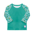 UPF 40+ Soft and Gentle Protective Swim Rash Vest in Crafty Croc