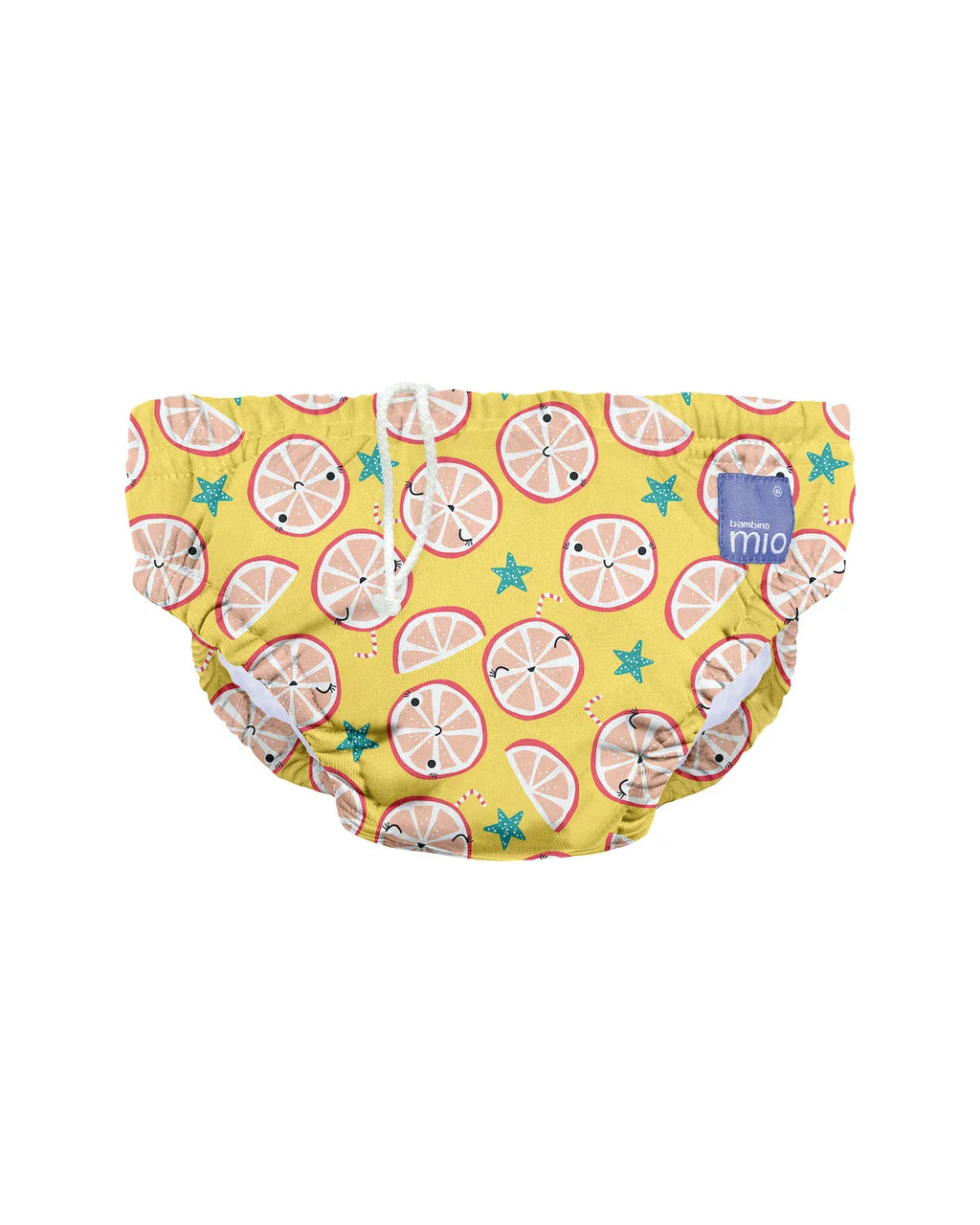 Reusable Swim Nappy in Cool Citrus