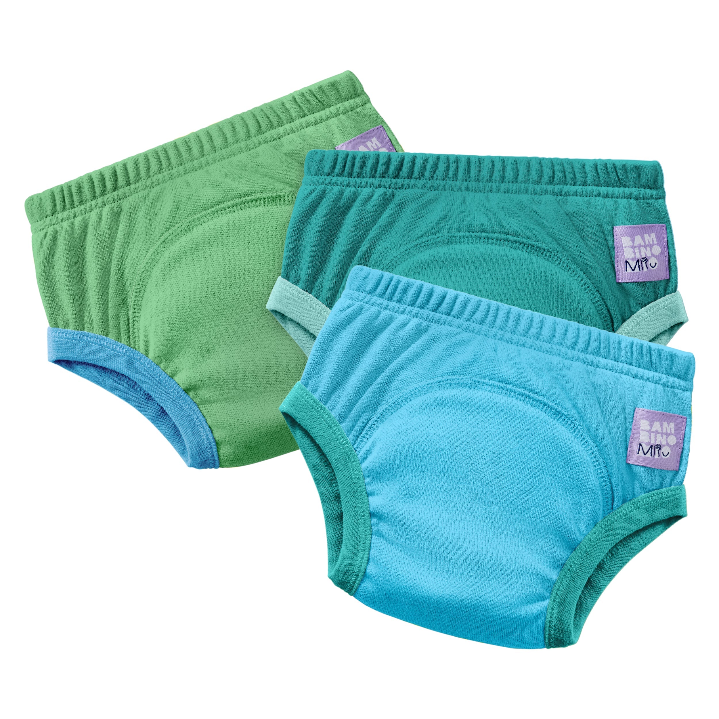 NEW: 3 Pack Reusable Potty Training Pants in Blue - Elite Design