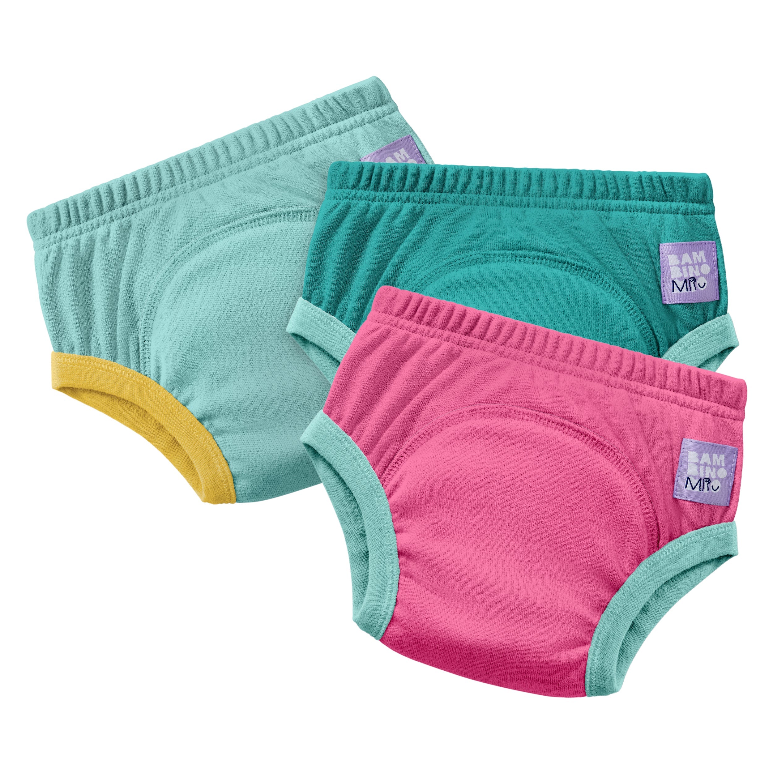 NEW: 3 Pack Reusable Potty Training Pants in Pink - Elite Design