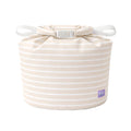 Stay-At-Home Waterproof Wet Nappy Bag in Neutral Stripe