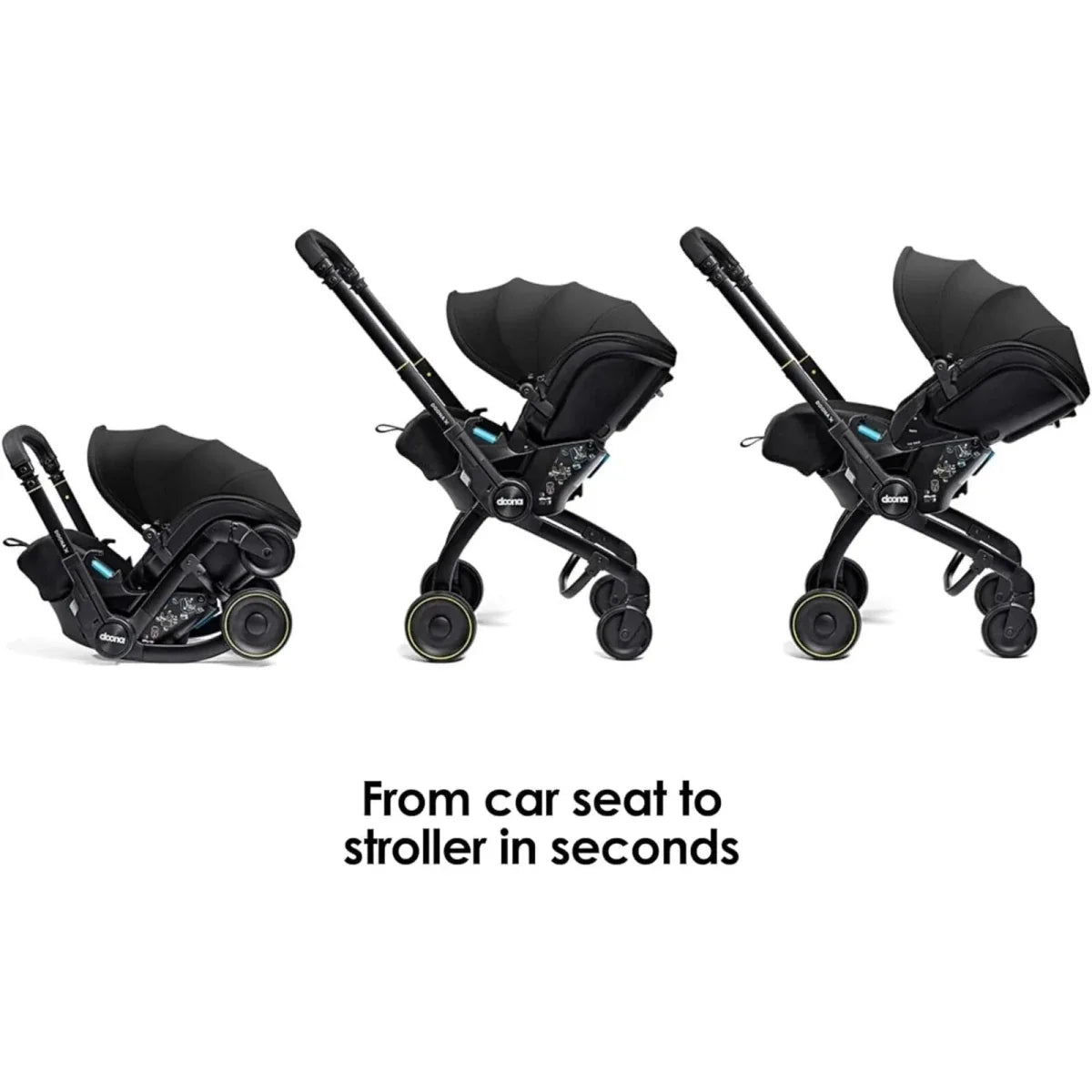 Doona X Infant Car Seat & Stroller - Nitro Black