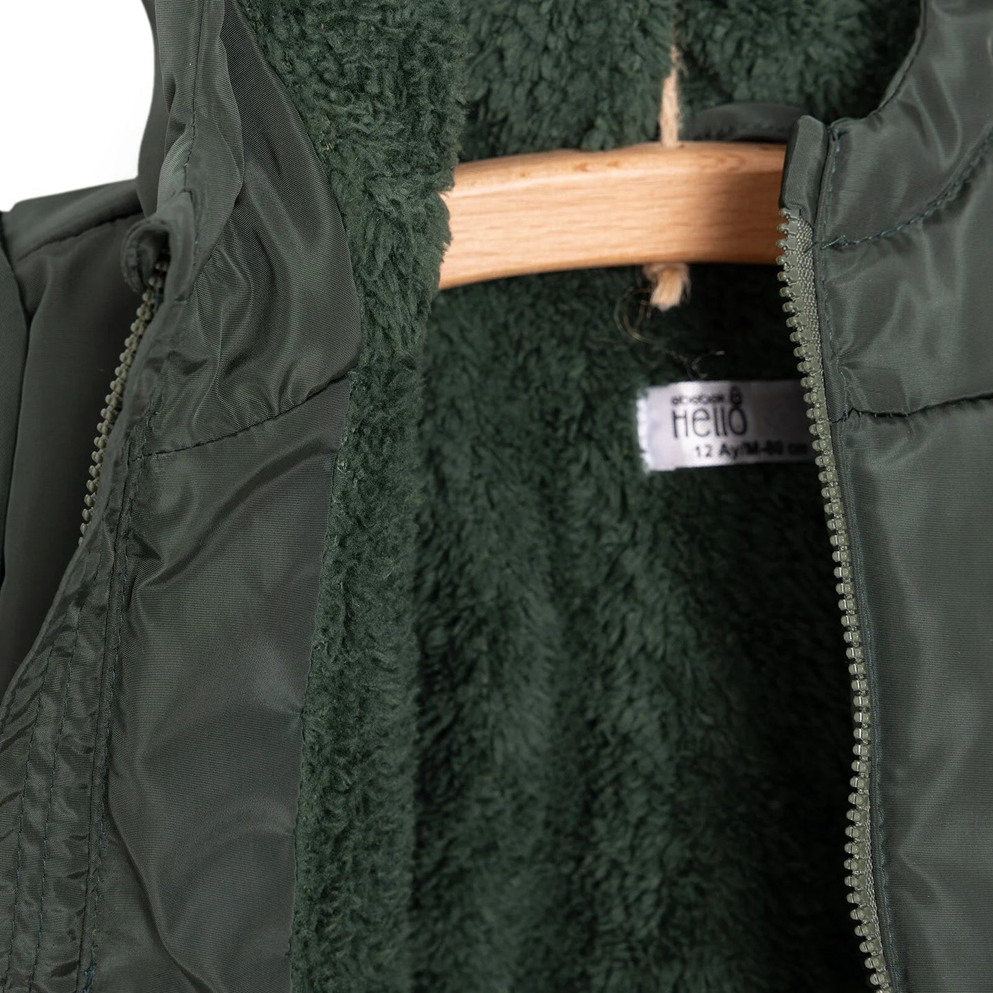 HelloBaby Hooded Coat - Green
