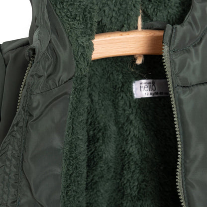 HelloBaby Hooded Coat - Green