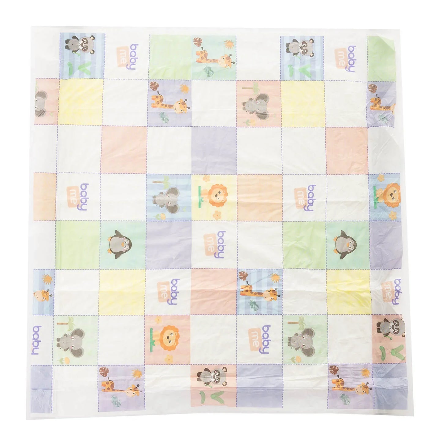 Baby Me Soft Padded Changing Mats 60x60cm - 10 pcs