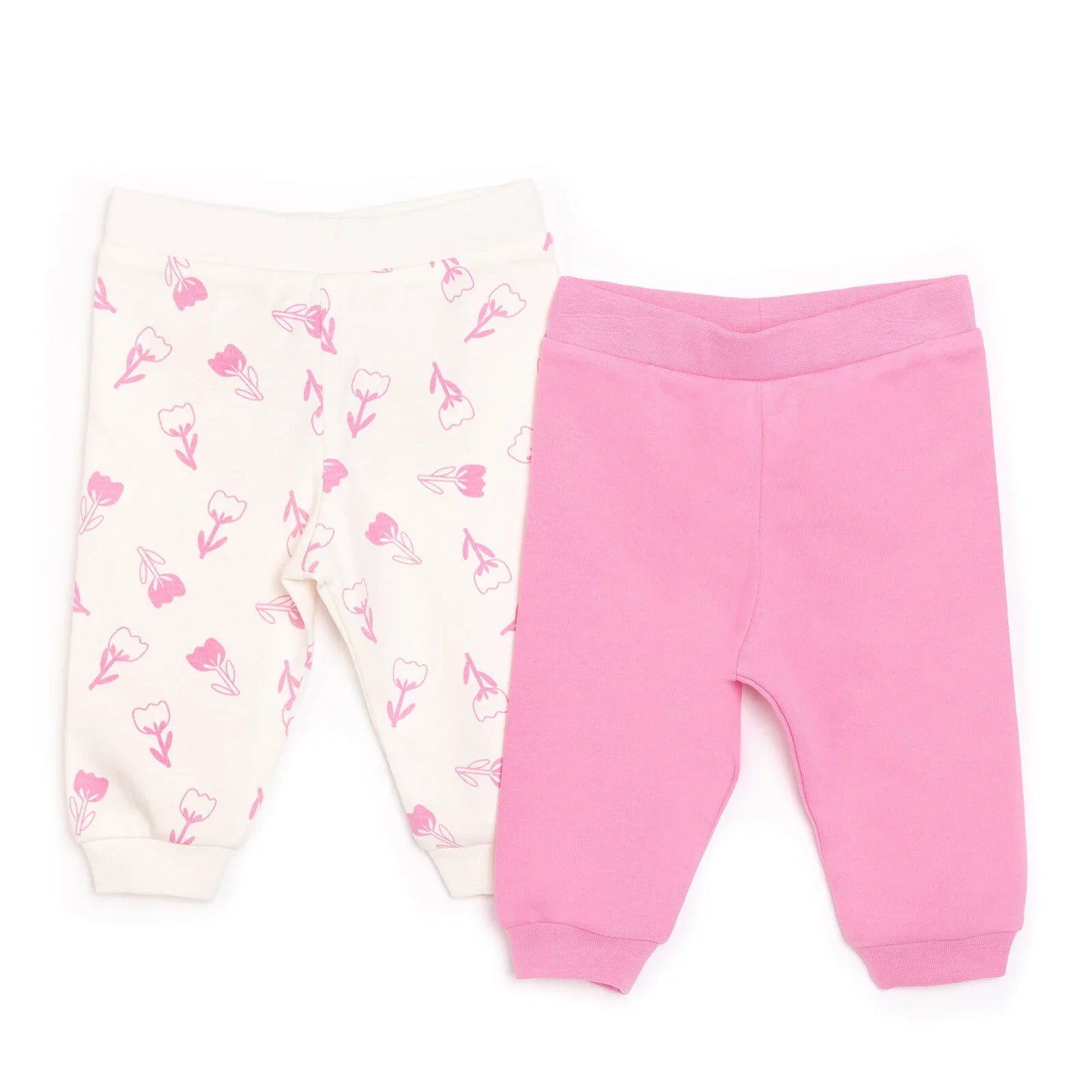 HelloBaby Basic Girl Joggers 2 pcs - Fuchsia