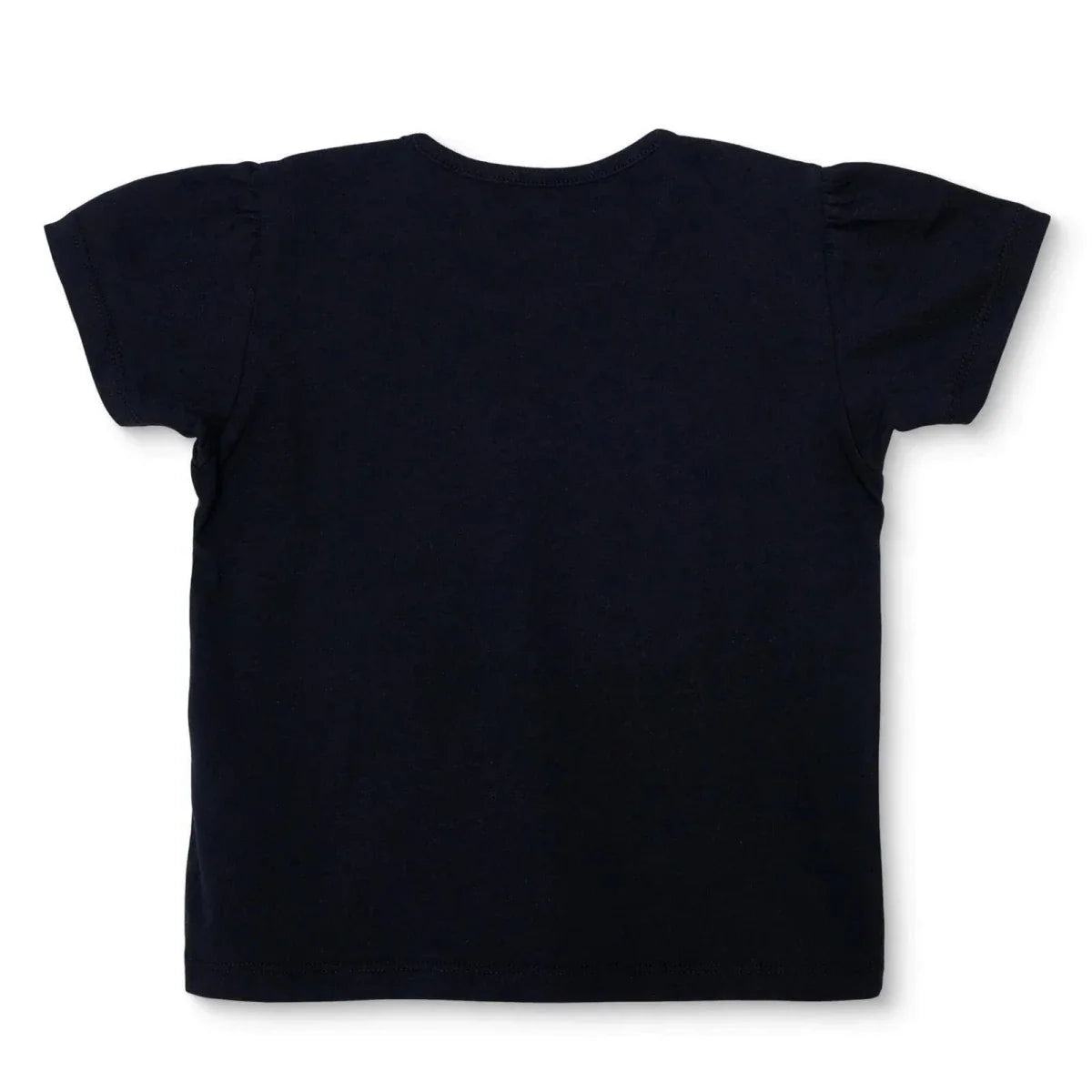 HelloBaby Girls T-shirt Animal Print Crew Neck Short Sleeve - Black