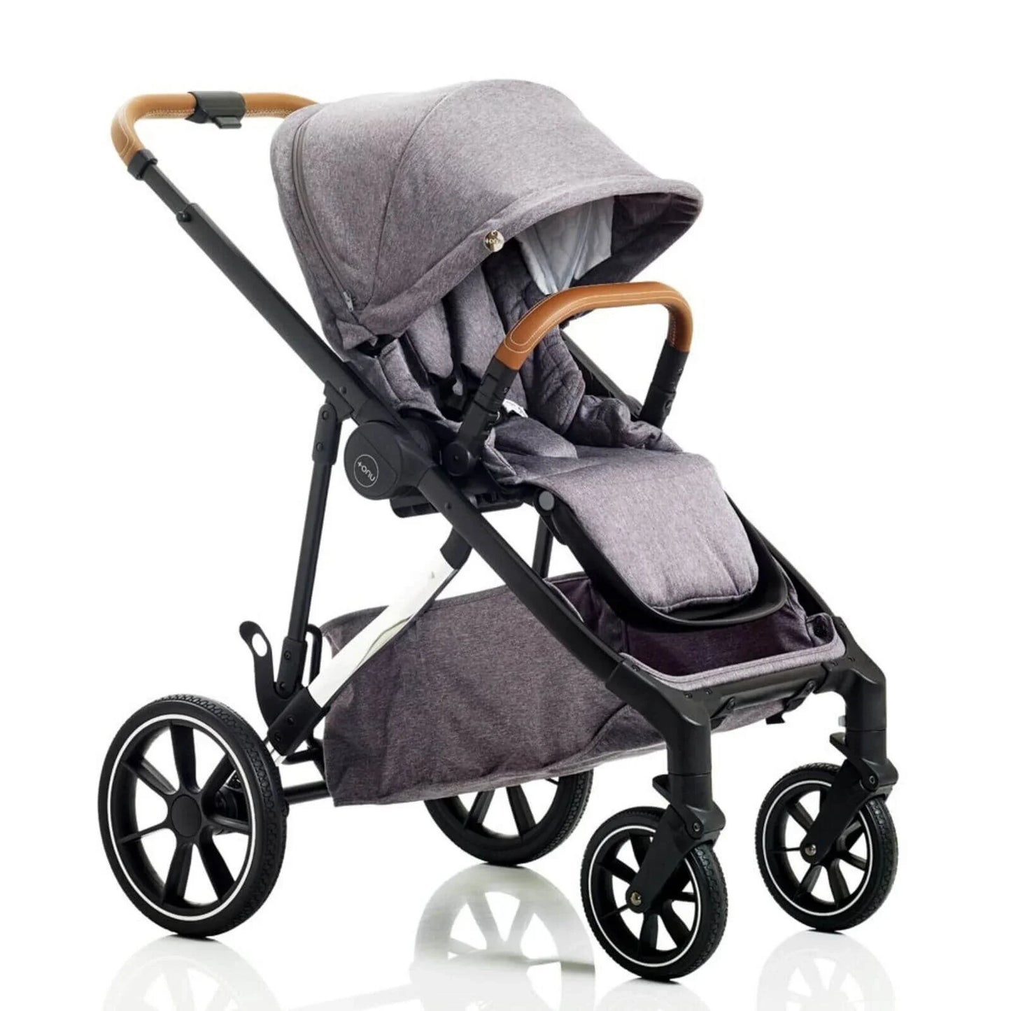Mee-Go UNO Plus 3-in-1 Travel System - Grey/Chrome