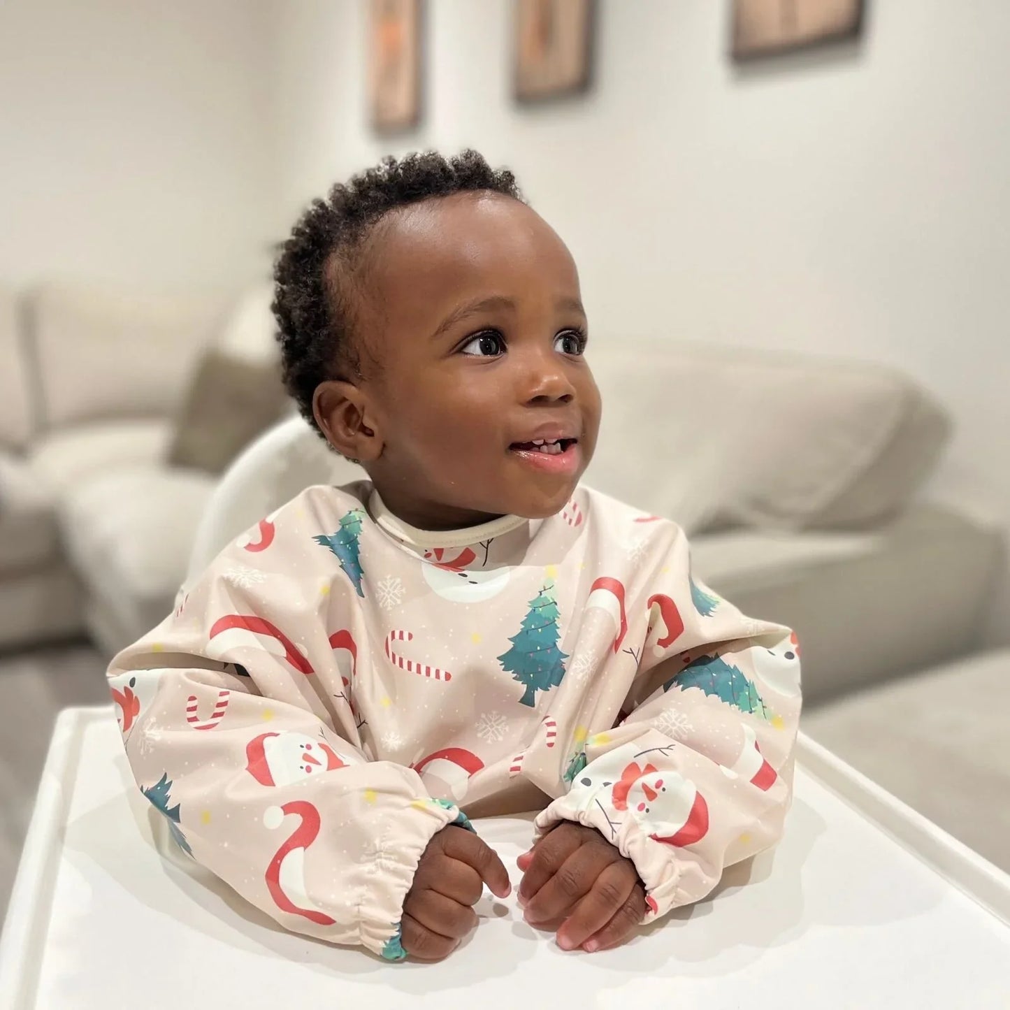 BLW Essentials Waterproof Christmas Long Sleeved Coverall Bib