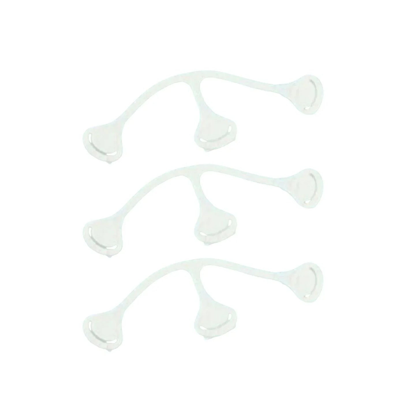 Nappi Nippas No Pin Fasteners for Terry Nappies 3 pcs - White