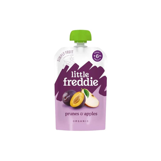 Little Freddie Organic Prunes & Apples Baby Food Pouch 6+ months 100g