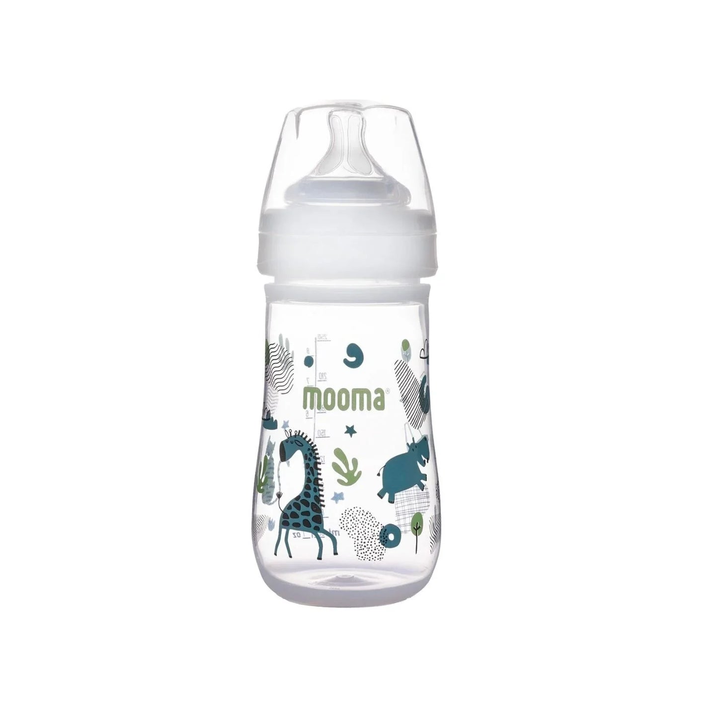 Mooma Neeko Bottle Medium Flow 6-18 months 250ml - Animals