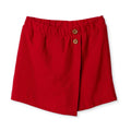 HelloBaby Girls Shorts with Buttons  Short Leg - Red