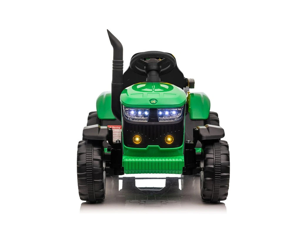 Turbo Harvest 12V Electric Ride-On Tractor with Trailer, 3–6 Years