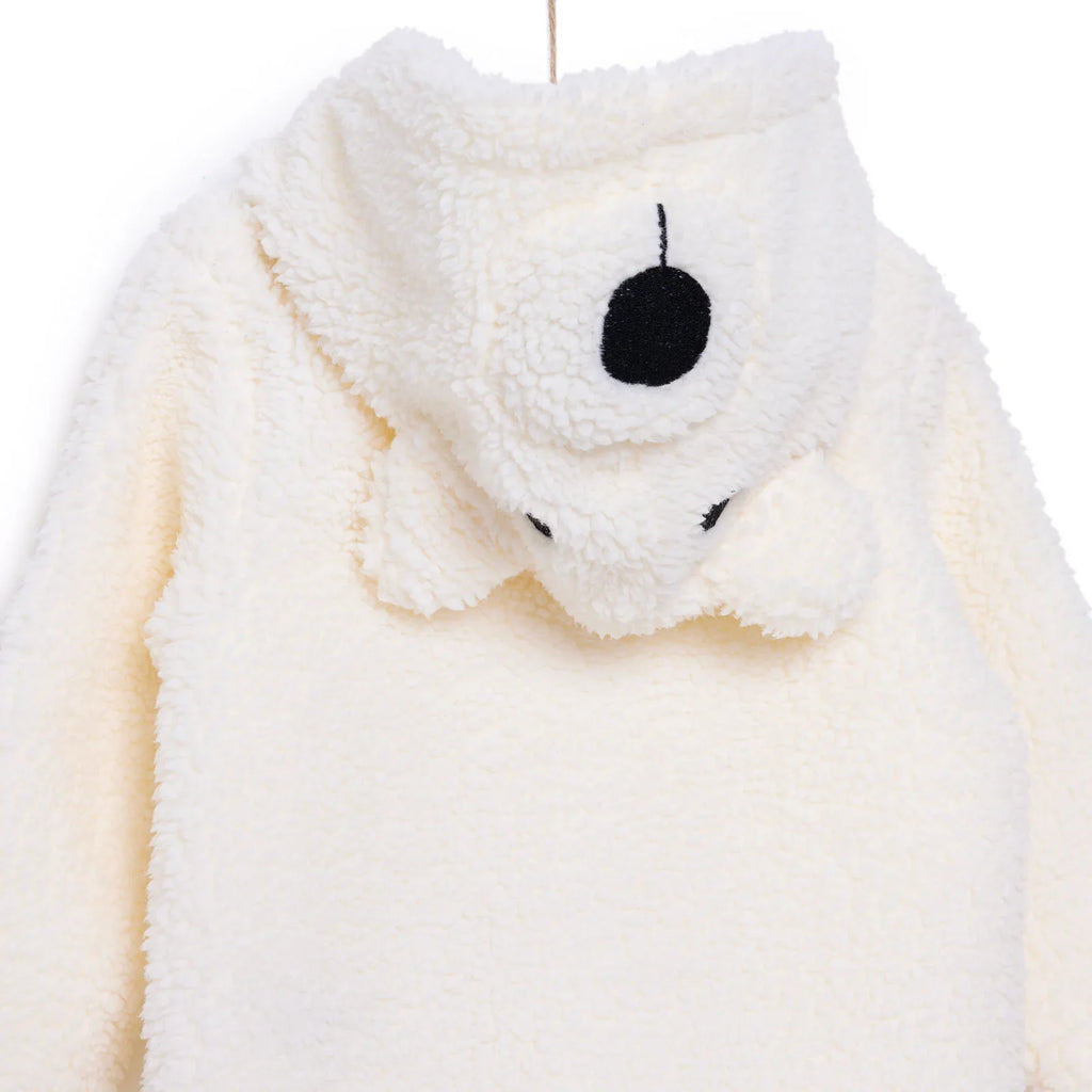 HelloBaby Soft Fleece Baby Pramsuit with Feet (3 Months to 12 Months)