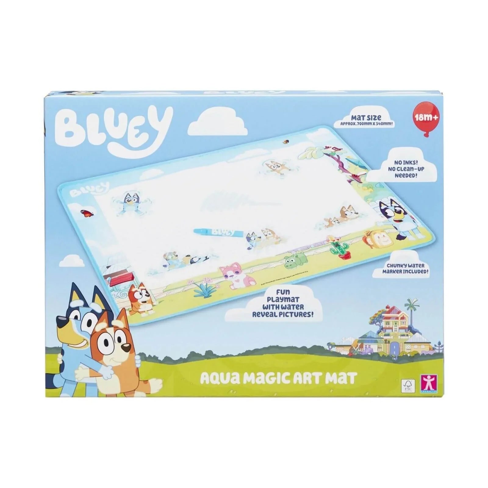 Bluey Aquamagic Art Mat