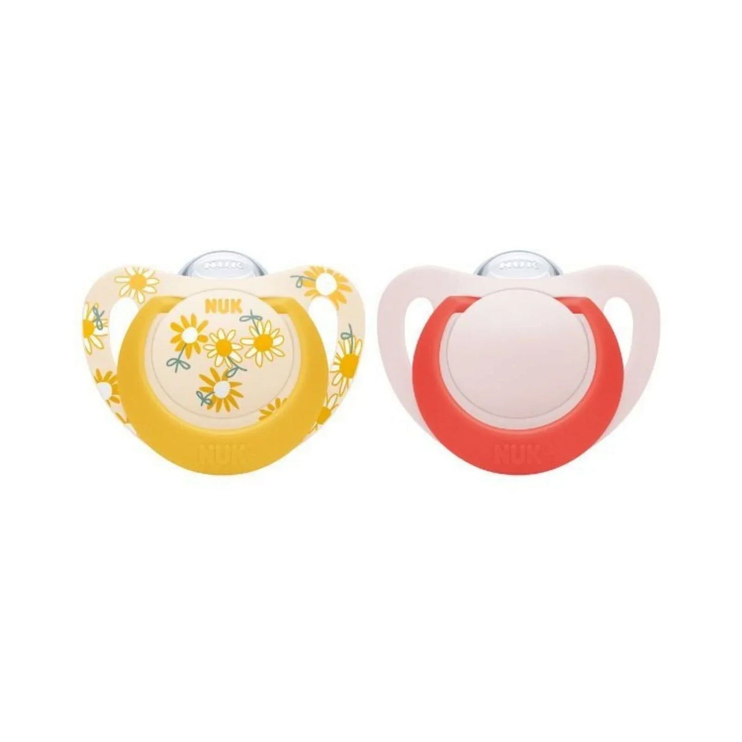 NUK Star Soother 18-36 months Pack of 2 - Red