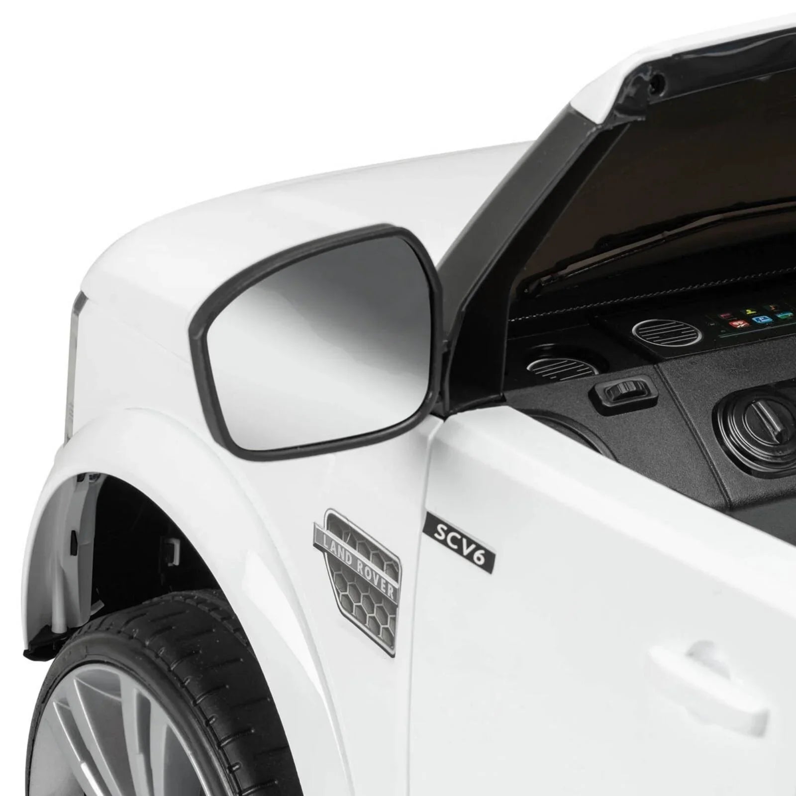 Xootz Land Rover Discovery 12V Ride On Lithium - White