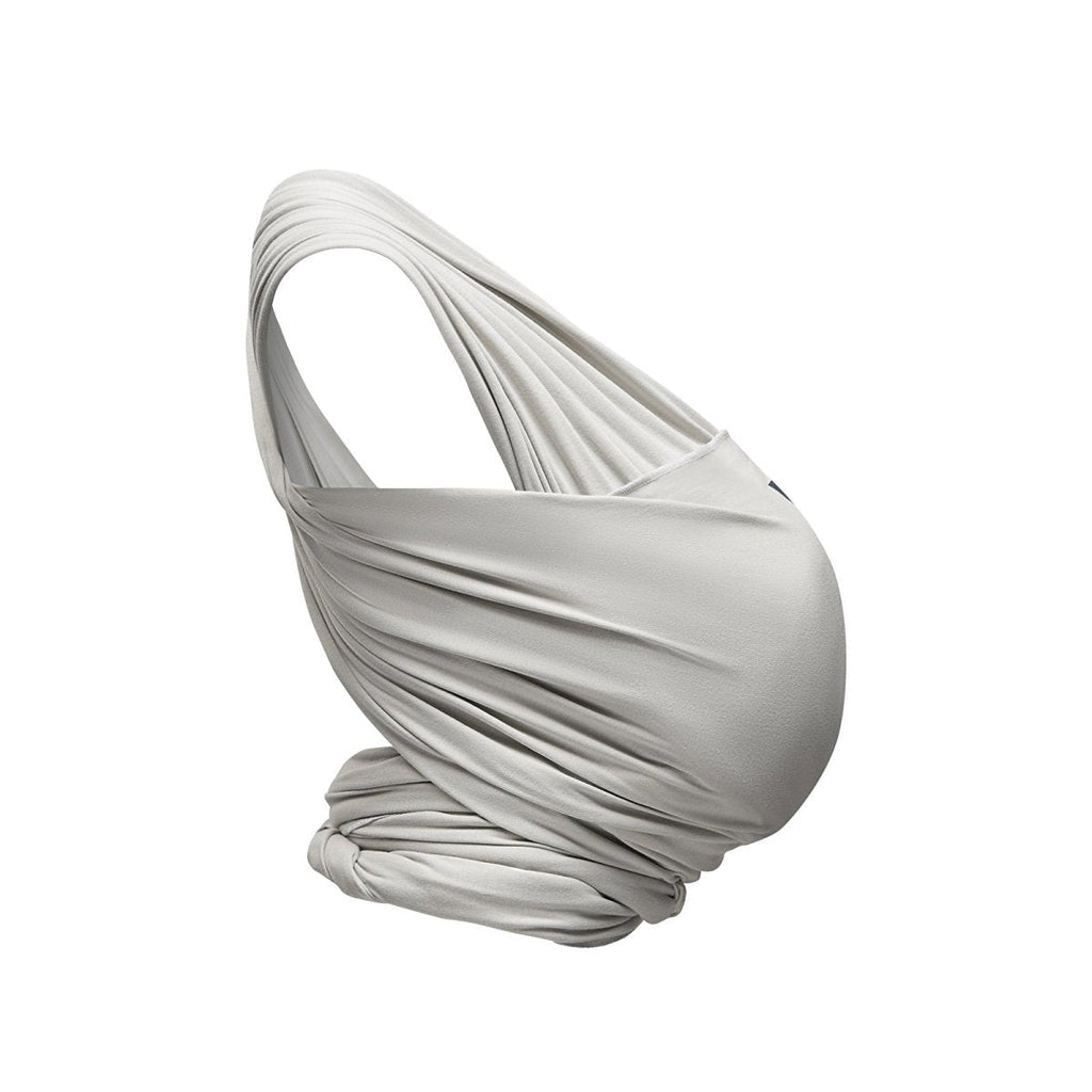 Gaia Carry Stretchy Baby Wrap Organic Cotton - Silver Grey