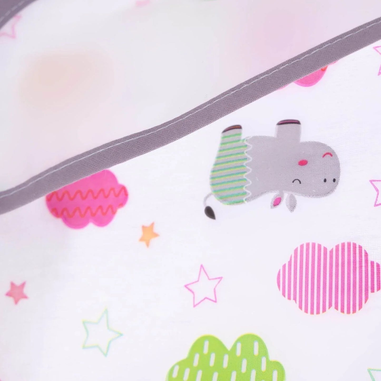 baby me Smart Patterned Baby Feeding Bib