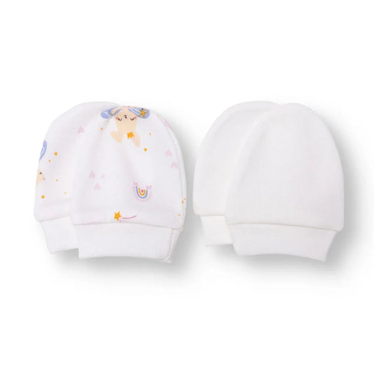 HelloBaby Girls Mitten Animal - Pink