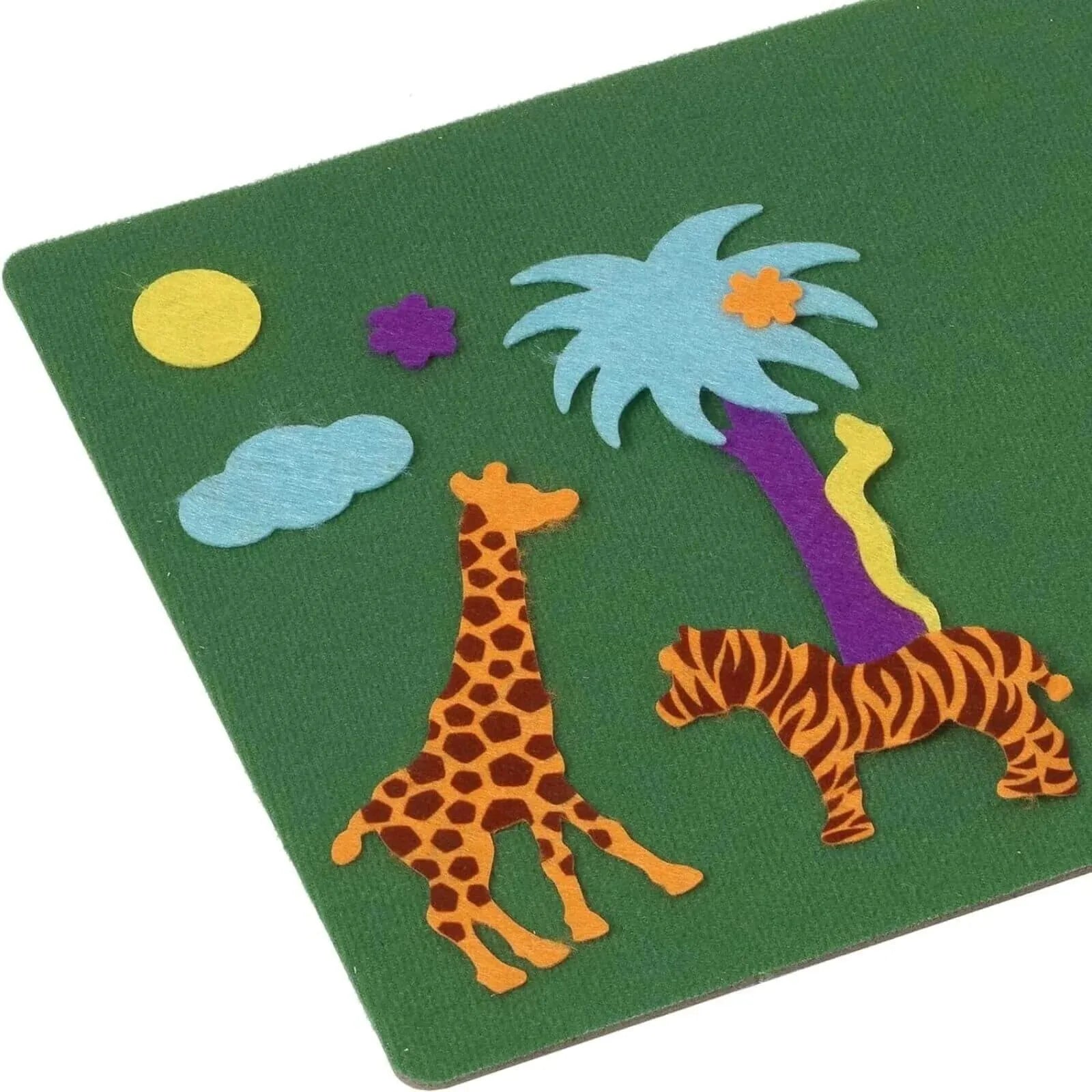 Fuzzy Felt Retro Classic - Jungle