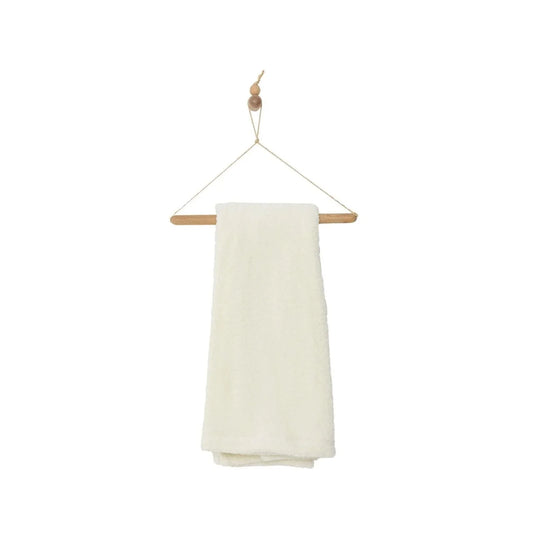 Mollia Unisex Blanket - Ecru