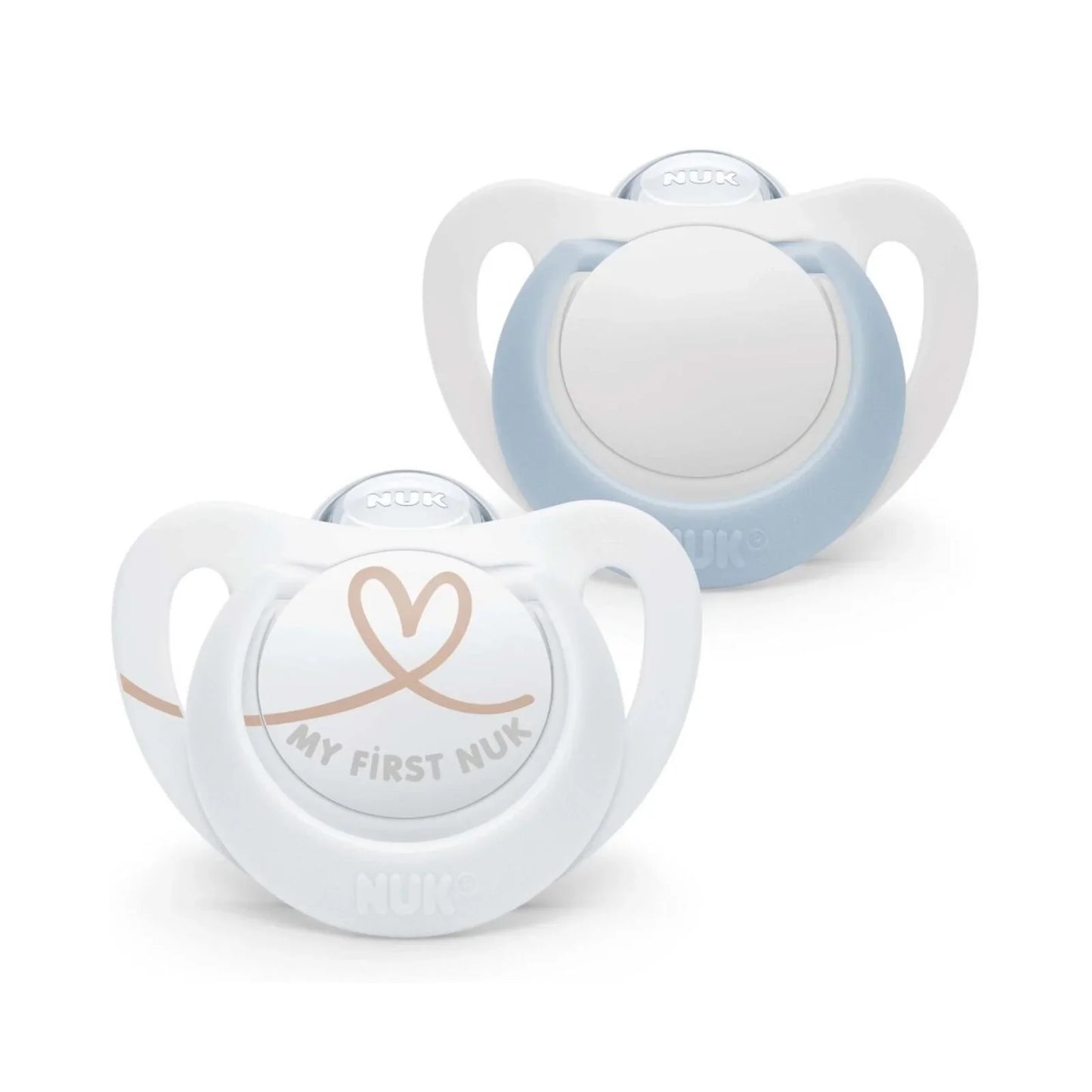 NUK Star Soother 0-2 months Pack of 2 - Blue