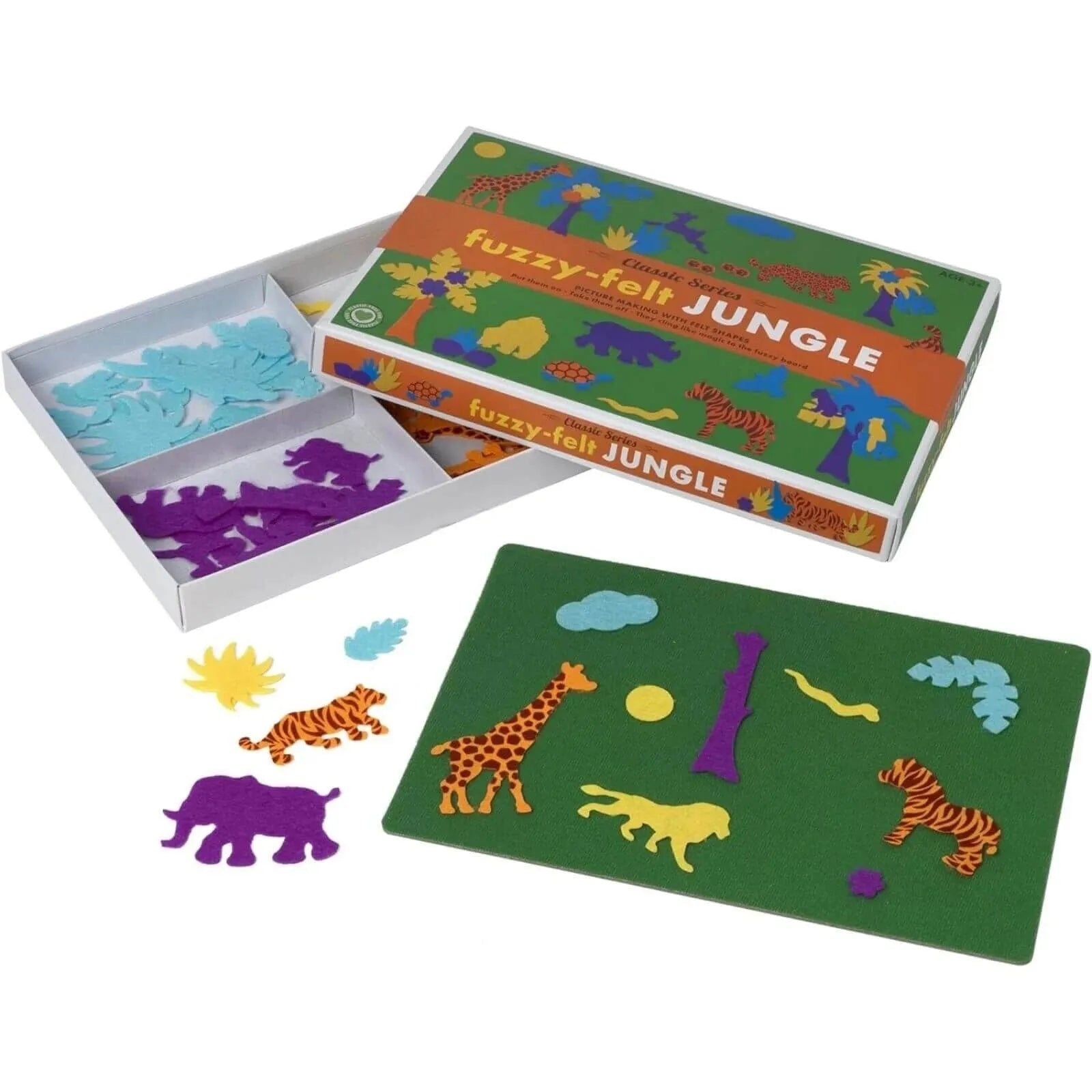 Fuzzy Felt Retro Classic - Jungle