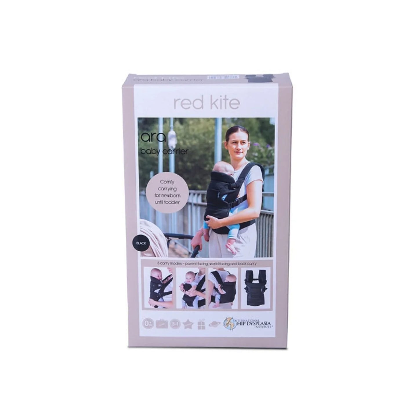 Red Kite Ara Travel Baby Carrier - Black