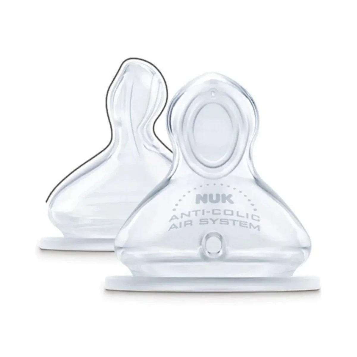 NUK First Choice+ Plus Silicone Teats Medium Feed Hole 0-6 months