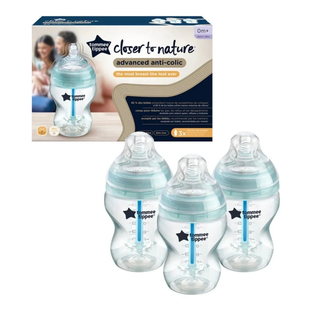 Tommee Tippee Advanced  Anti Colic Baby Bottle 260ml Pack of 3