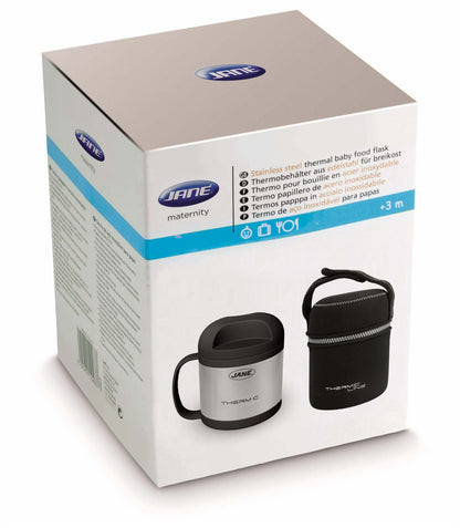 Jane Stainless Steel Thermal Food Flask with Handle – 500cc