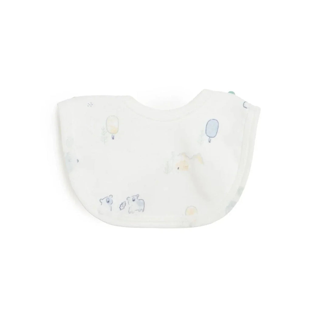 Aziz Bebe 5 Piece Happy Little Bear Print Envelope Neck Baby Hospital Bag Set (Newborn)