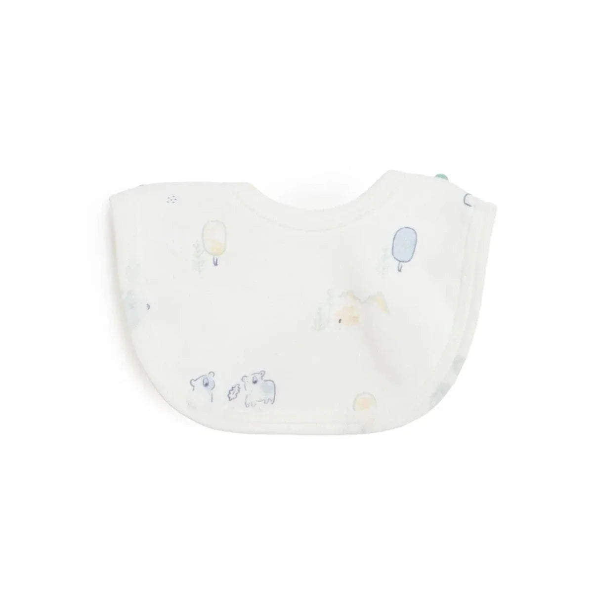 Aziz Bebe 5 Piece Happy Little Bear Print Envelope Neck Baby Hospital Bag Set (Newborn)