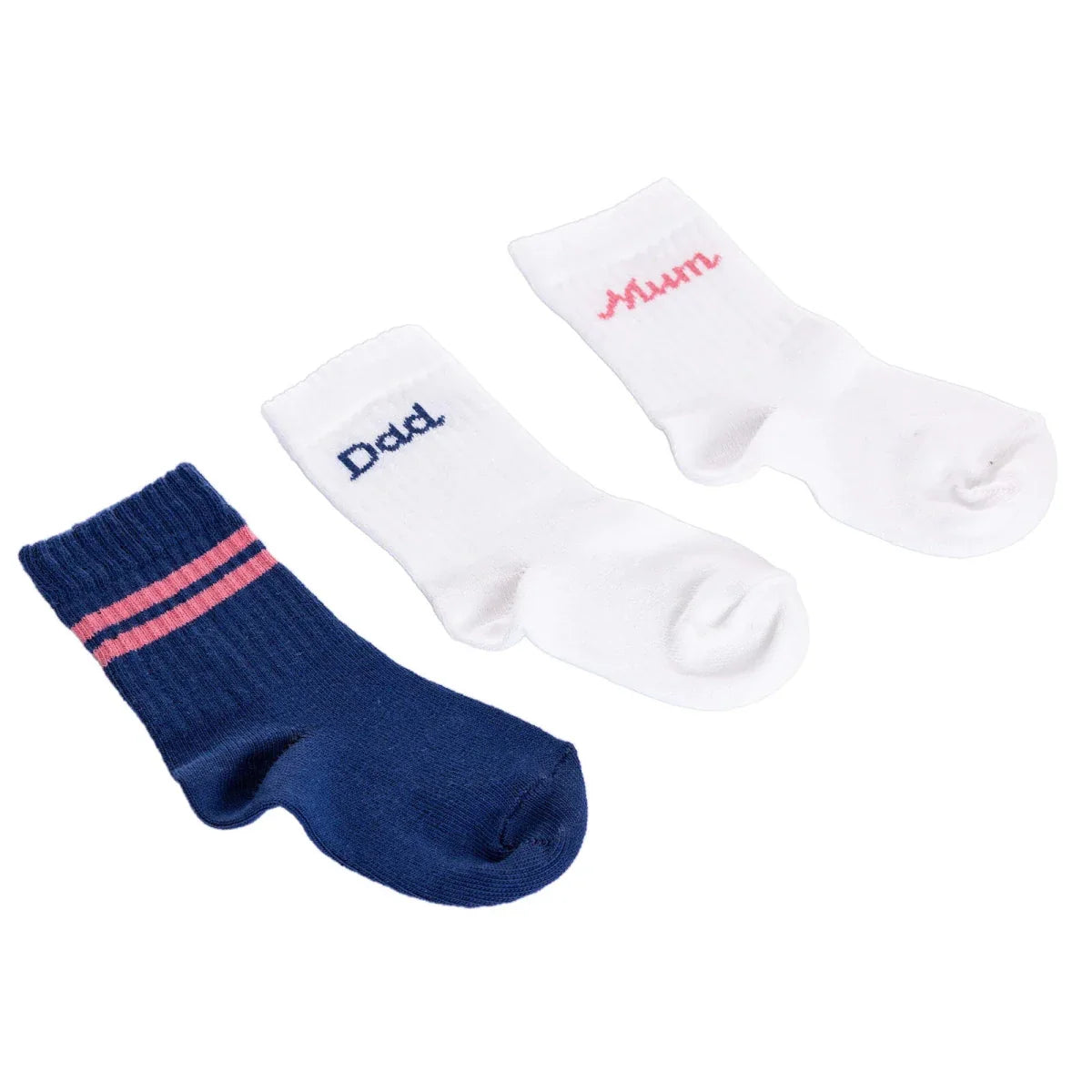 HelloBaby Unisex Pack of 3 Socks - White