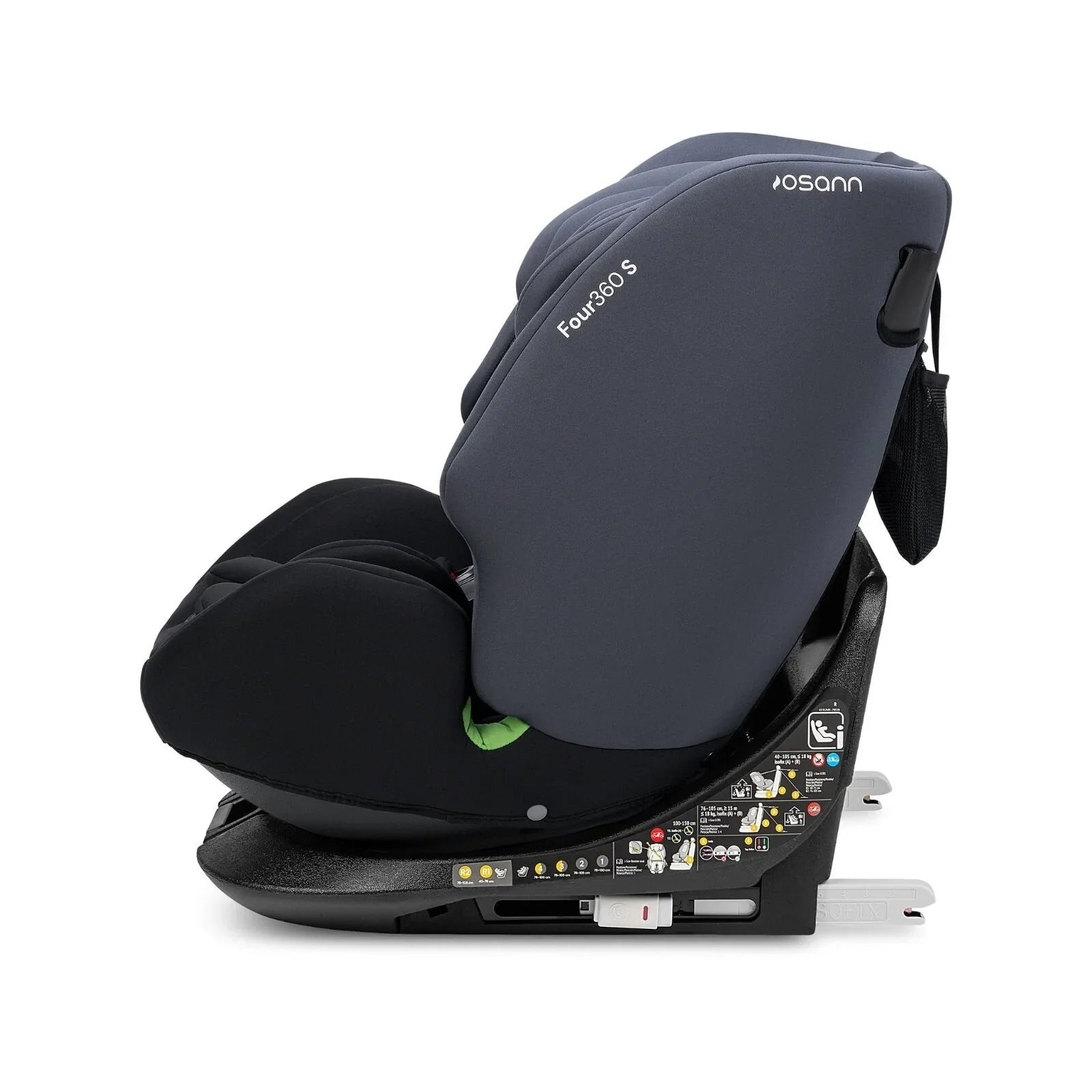 Osann Four360 0+/1/2/3 S ISOFIX Car Seat - Black Grey