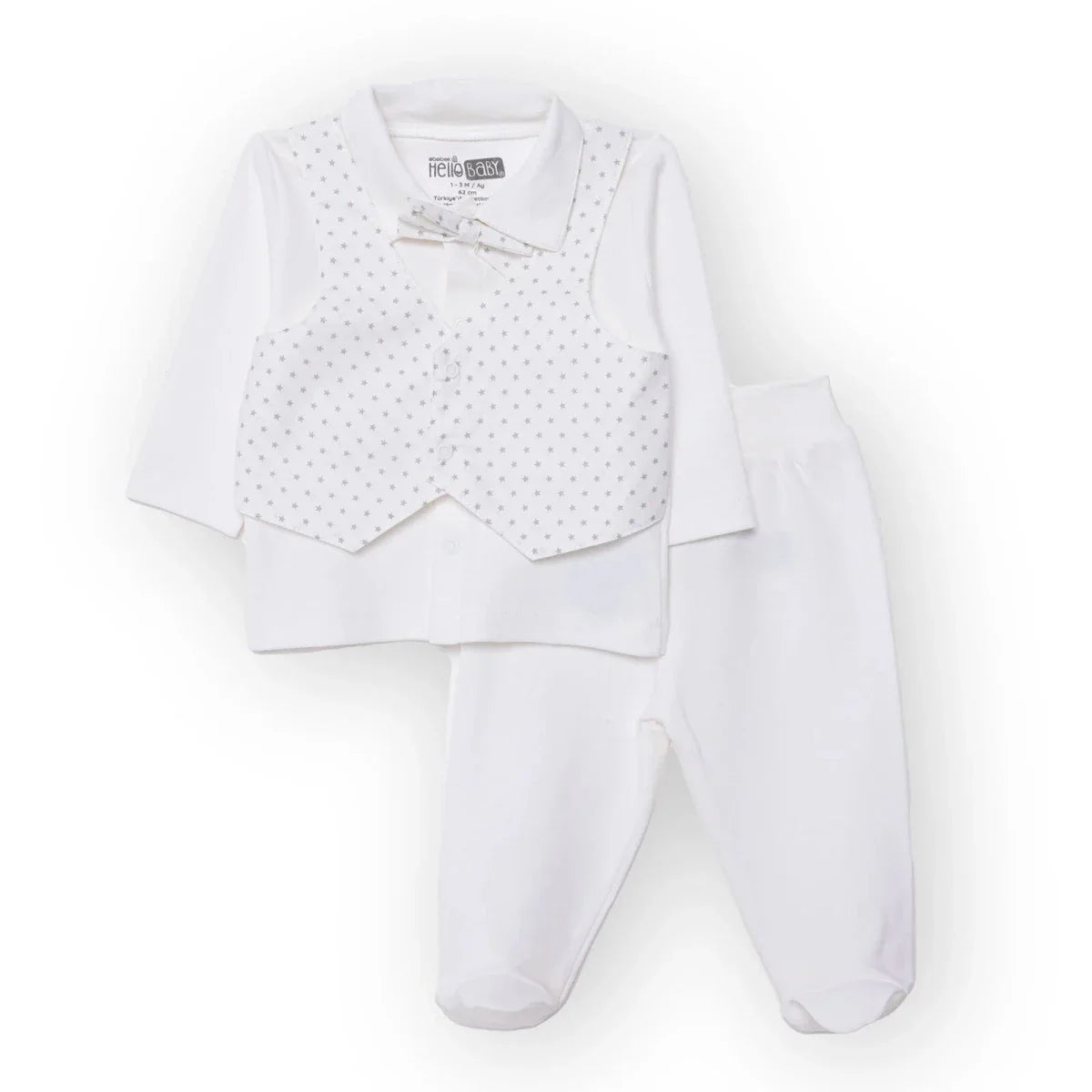 HelloBaby Collared Ceremony Baby Outfit (Newborn to 6-9 Months)