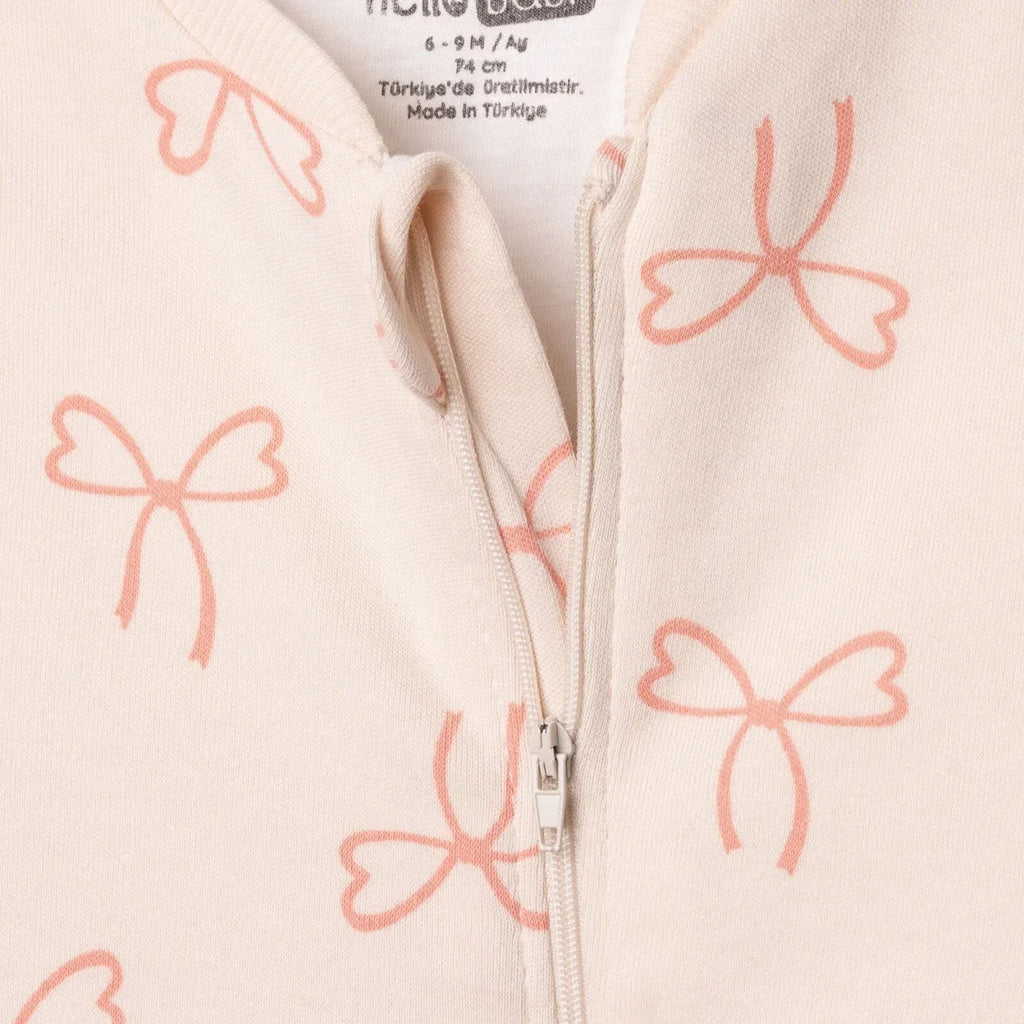 HelloBaby Bow Print 2.5 Tog Long Sleeve Baby Sleep Bag with Legs (9 Months to 5 Years)