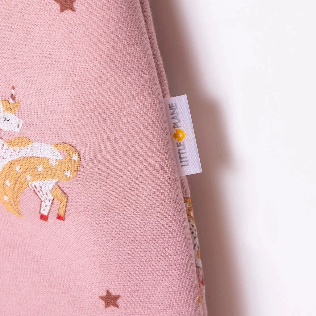 Little Plane Unicorn Print 2.5 Tog Long Sleeve Footless Baby Sleep Bag (9 Months to 5 Years)