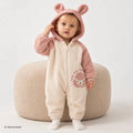 Midimod Peter Pan Collar Fleece Footless Baby Pramsuit (3 Months to 12 Months)